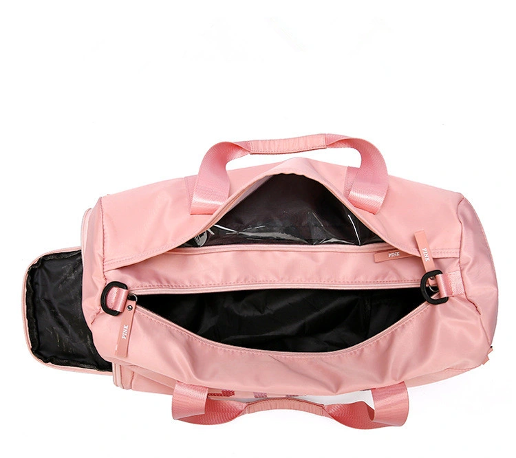 Sequin Gym Bag Women Shoe Compartment Waterproof Sport Travel Bags for Fitness Training Yoga