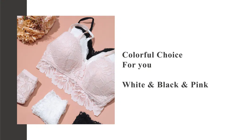 2022 New Style No Cup Polyamide Mesh Comfortable Underwear Soft Young Lady Woman Sexy Lingerie Lace Band Wireless Solid Nude Bra